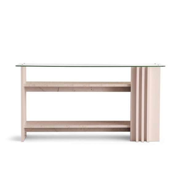 Buy INFINITE CONSOLE TABLE - OFF WHITE Online | Pan Home UAE